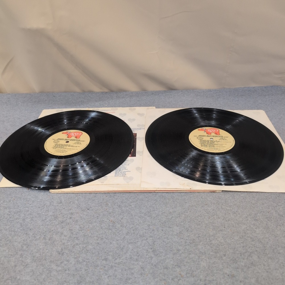Sgt Peppers Lonely Hearts Club Band Movie Soundtrack 2LP Peter Frampton Bee Gees - Picture 4 of 9